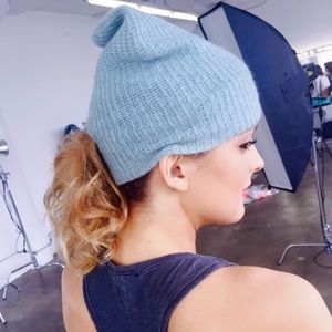 NWT WARM ME CASHMERE PONY HAT